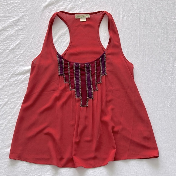 Staring at Stars Tops - Staring at Stars |‎ Flowy Racerback Blouse | Sz Small